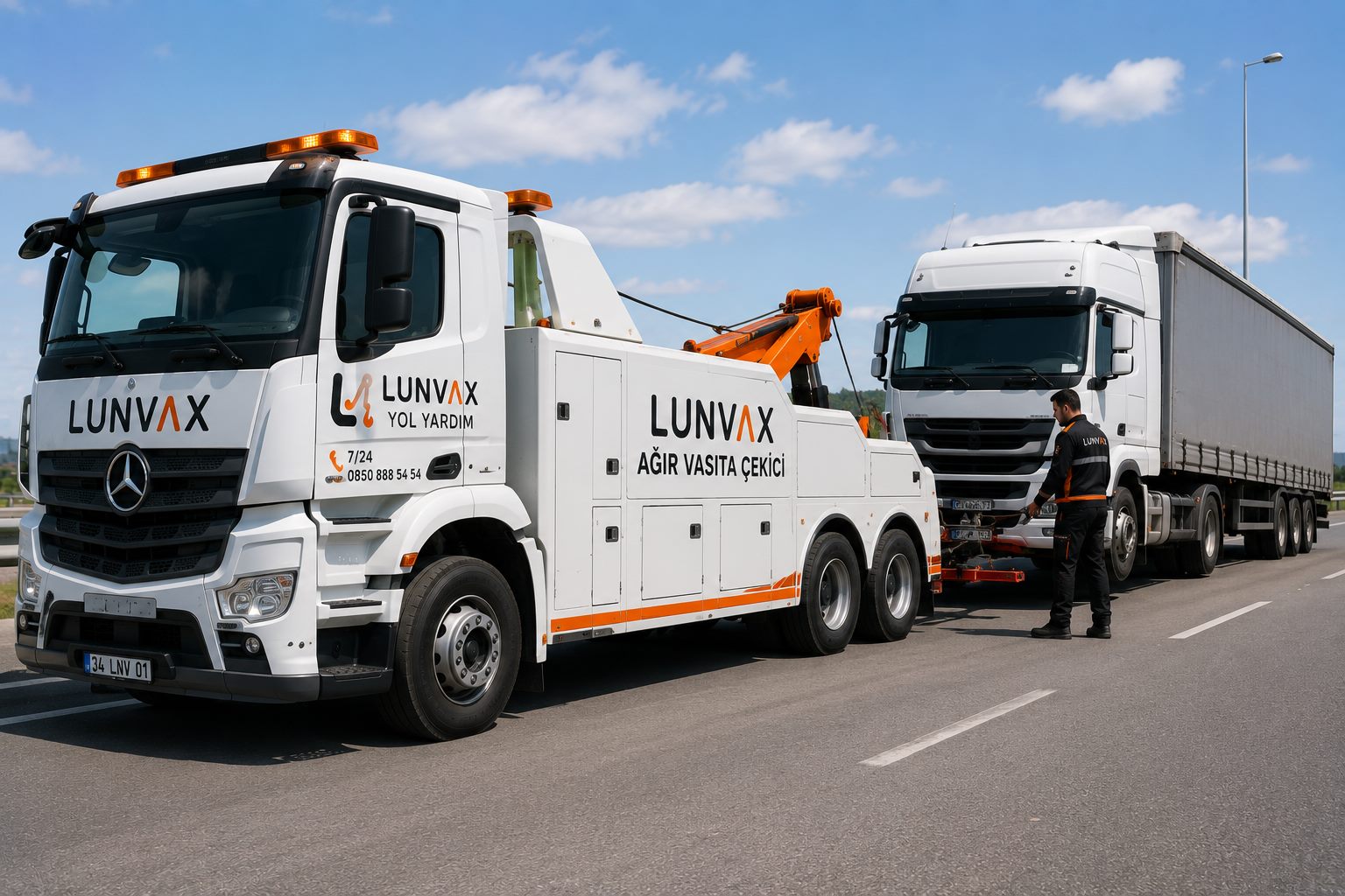 LUNVAX ağır araç çekici hizmeti
