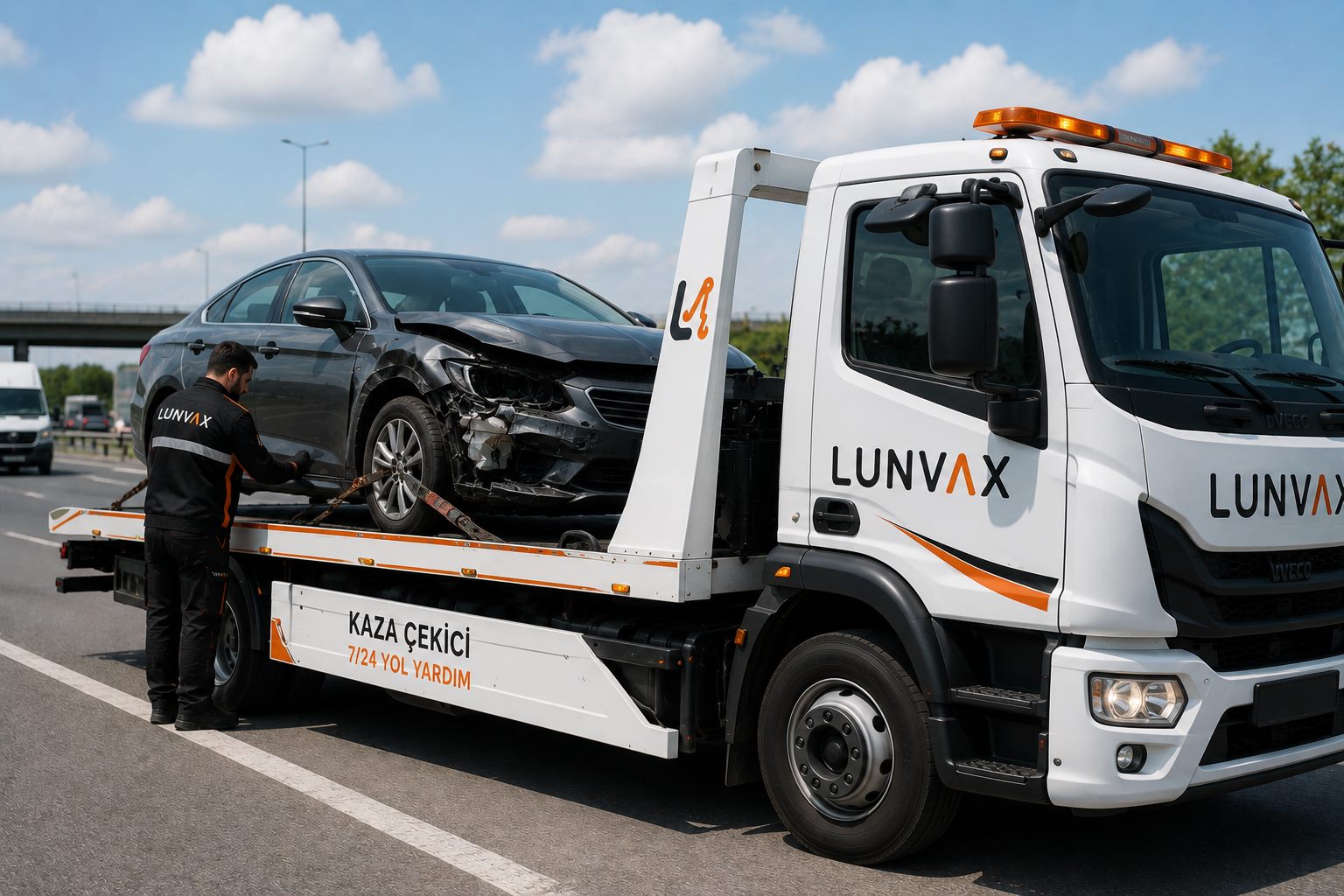 LUNVAX kaza çekici hizmeti