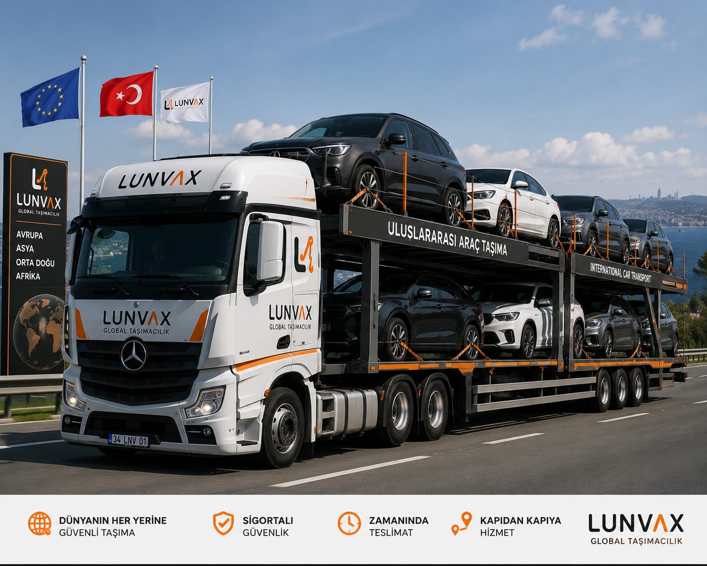 LUNVAX çoklu araç taşıma hizmeti